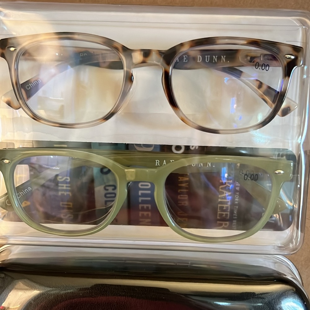 NWT! Rae Dunn Blue Light Glasses Set! - Picture 3 of 6